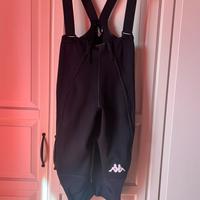 Pantaloncini salopette sci agonismo Kappa