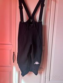 Pantaloncini salopette sci agonismo Kappa