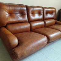 Divano salotto LEV&LEV vintage pelle 