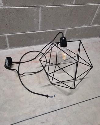 lampadario a gabbia