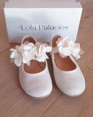 Ballerine bianche da bambina Lola Palacios Tg 26