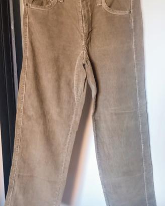 Jeans velluto a coste 