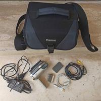 Videocamera Canon DC19 mini dvd con borsa ed acces