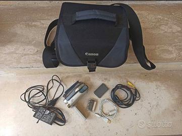 Videocamera Canon DC19 mini dvd con borsa ed acces