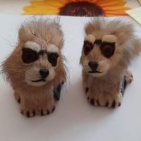 Temperamatite vintage a forma di cucciolo di leone