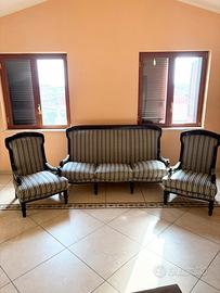 Saloto Completo Divano E 2 Poltrone