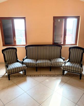 Saloto Completo Divano E 2 Poltrone