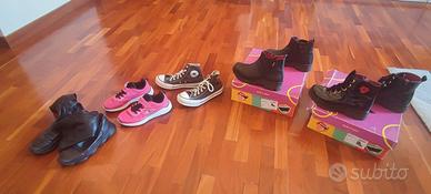 5 paia di scarpe come in foto per bambina