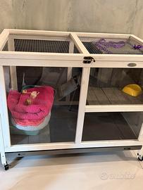 Gabbia per 1/2 conigli