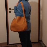 Borsa donna a tracolla in pelle artigianale