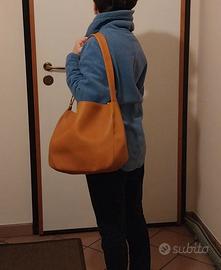 Borsa donna a tracolla in pelle artigianale