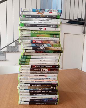 lotto di 27 giochi per la X Box 360