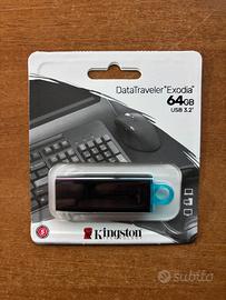 Kingston Pen Drive DTX 64GB USB 3.2