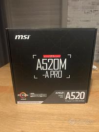 Scheda Madre MSI A520M-A PRO AM4 per AMD Ryzen