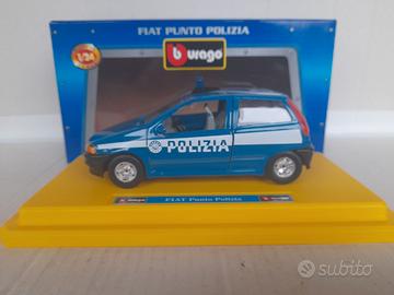 MODELLO FIAT PUNTO 60S POLIZIA BURAGO SCATOLATO