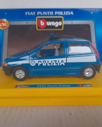 MODELLO FIAT PUNTO 60S POLIZIA BURAGO SCATOLATO