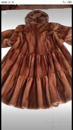 pelliccia Visone maschio Saga Royal  con cappuccio