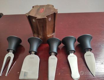 Mini ceppo coltelli da formaggio
