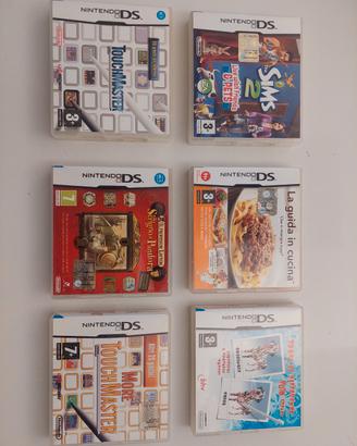Sei giochi Nintendo DS