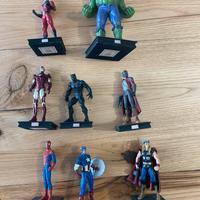 Action figure collezione marvel heroes 3d panini