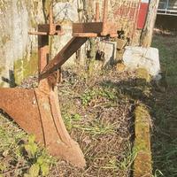 Aratro antico  per collezione o decoraz. giardino