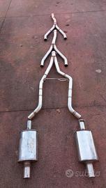 Jaguar Xj6 tubi scarico acciaio Inox NUOVI