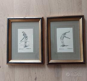 Carlo Baljana 2 dipinti a mano