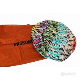Cappellino di paglia a tesa larga Missoni - tg. M