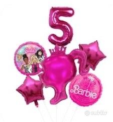 Palloncini barbie 5 anni