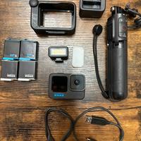 Gopro hero 10 black + kit creator, batterie