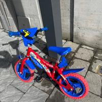 Bici bimbo spiderman