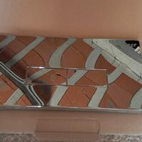 placca cassetta Pucci cromata