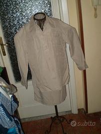 Completo (camicia+gonna) color tortora tg. 46