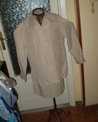 Completo (camicia+gonna) color tortora tg. 46