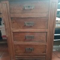 scrivania ufficio arte povera fine 800 