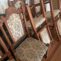 Sedie anni 80 In legno