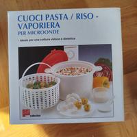 cuoci pasta-riso vaporiera per microonde