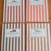 4 libretti di ricette