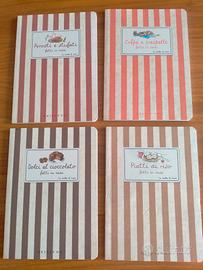 4 libretti di ricette