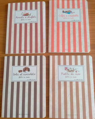 4 libretti di ricette