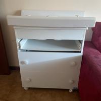 FASCIATOIO CASSETTIERA CON VASCHETTA PER BAGNETTO