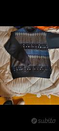 Maglione made in Italy vintage uomo lana, Tg  L 