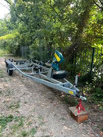 Carrello doppio asse seminuovo