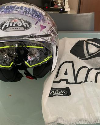 Casco jet Airoh City One Heart - Donna