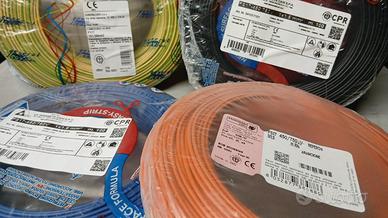 Filo elet 6 Matasse Diam 1.5mmq TOT Mt 600