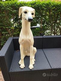 Cane Levriero in Ceramica