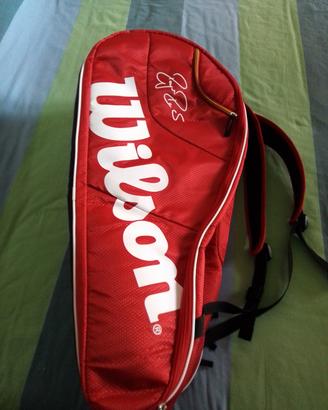 3 racchette da tennis e borsa/zaino 