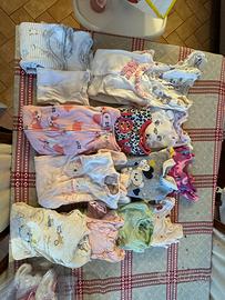 Stock vestiti bambina 12 mesi