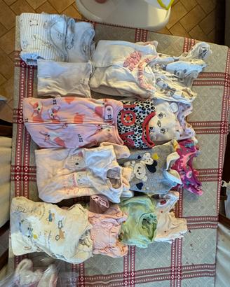 Stock vestiti bambina 12 mesi