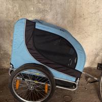 Carrello per bici porta pacchi e/o pet friend